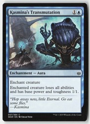Kasmina's Transmutation #57 War of the Spark Common MTG