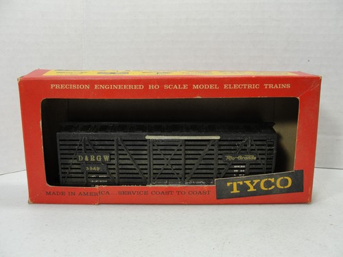 MANTUA TYCO HO Escala #3949 D&RGW Rio Grande Coche Stock Negro Años 60 | Zustand: Used