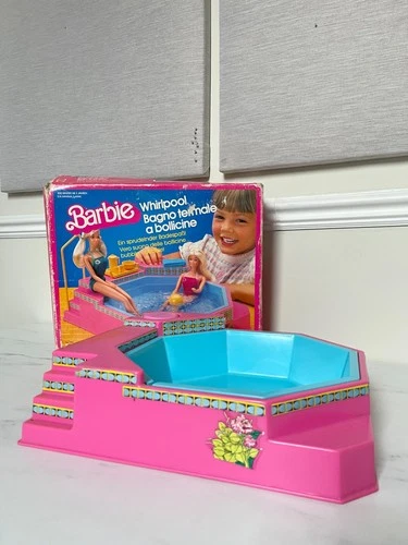 Vintage 1983 Mattel Barbie Bubbling Spa Whirlpool Set with Original Box