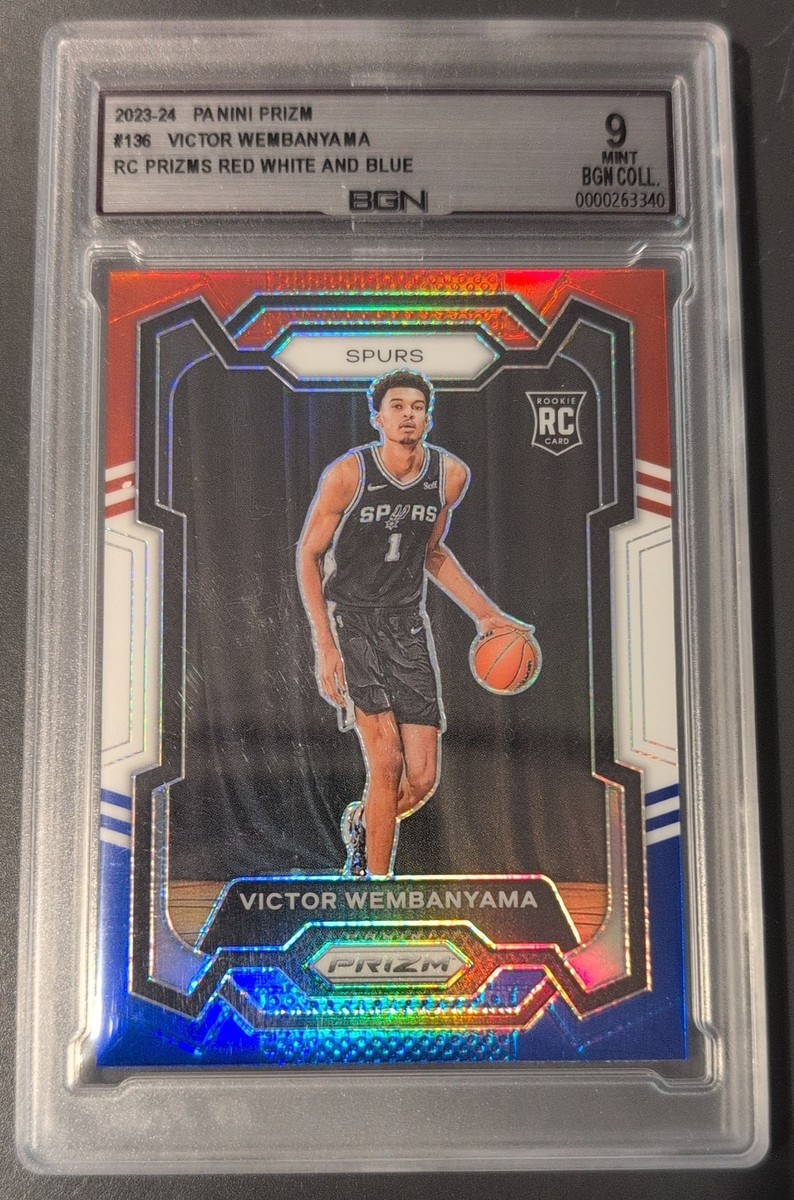 2023-24 Panini Prizm - Victor Wembanyama #136 Red White & Blue