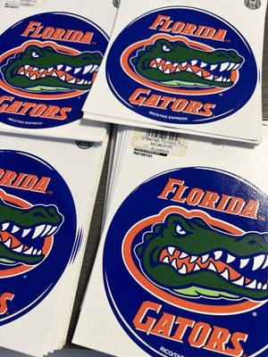 FLORIDA GATORS DECAL 4.5IN NCAA FREE SHIPPING LOT OF 72 WHOLESALE PRICE