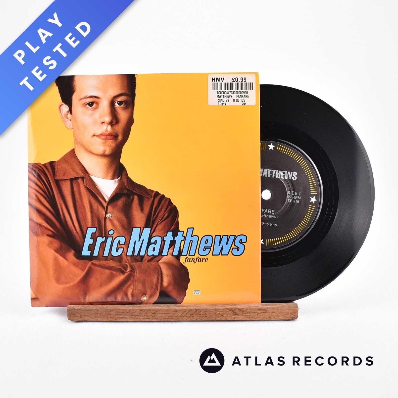 Eric Matthews - Fanfare - 7"" Vinyl Record - EX/VG+