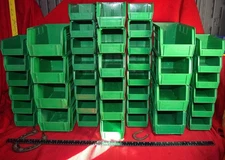 CONTAINERS (42+ PK) LARGE U-LINE NUT BOLT ORGANIZER LOT SMALL PARTS BINS STORAGE