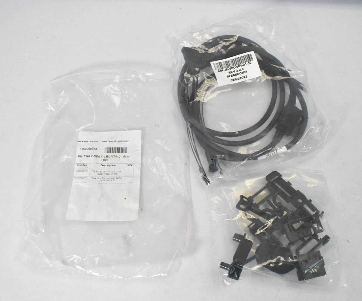 Sferecomm Cable Kit TAA OBDII Y CBL VT410 Scan Tool Black w