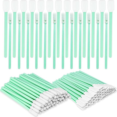 100 Stück Reinigungsstäbchen, Sterile Wattestäbchen Reinigungstupfer Wattestäbch