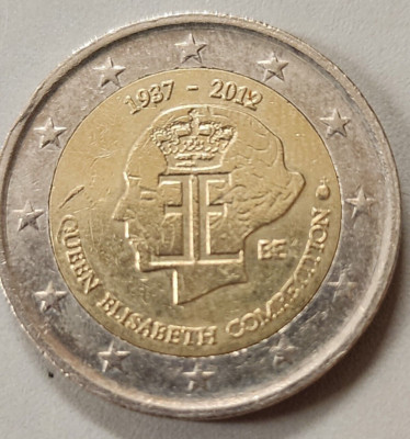 2 Euro Commemorative Coin Belgium 2012: Queen Elisabeth Competition Toonie