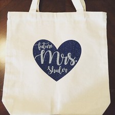 Personalizable Engagement/Bridal/Wedding Tote Bag