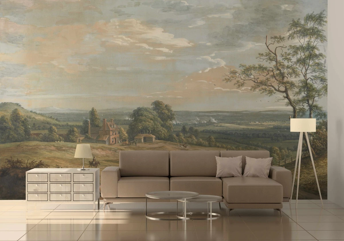 Vintage Scenic Wallpaper