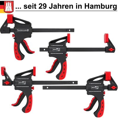 Einhandzwinge 150mm Schnellspannzwinge Schraubzwinge Spannzwinge Zwingen Spannen - Bild 1 von 4