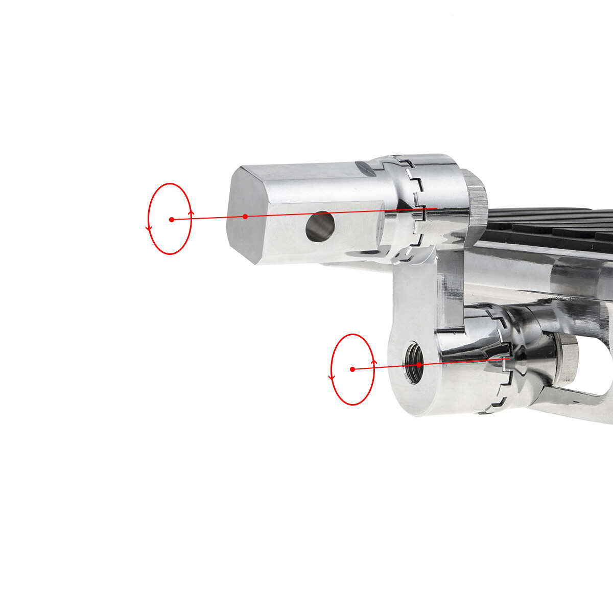 Pair Front Footboards Floorboards For Yamaha V Star 650 400 Custom 98