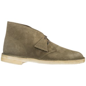 clarks olive suede