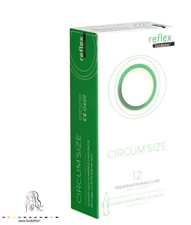 ♥ 12 Reflex Kondome Männer beschnitten 56mm Condome