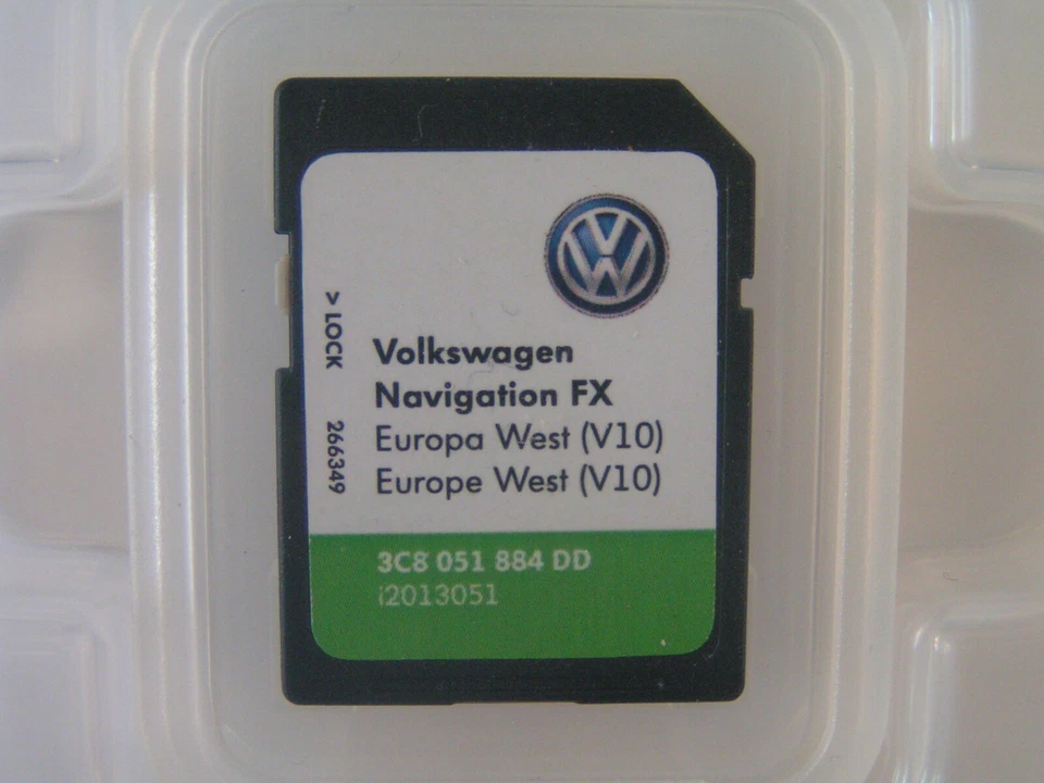 SD CARD NAVIGATION FX EUROPA 2018 V10 VW RNS 310 PASSAT GOLF CADDY TIGUAN TOURAN - Bild 4 von 4