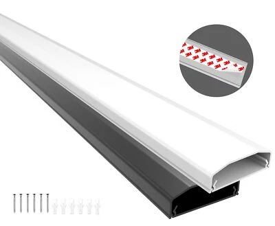 Kabelkanal mit 3M Klebeband selbstklebend selbsthaftend zum Kleben und Schrauben - Bild 1 von 4