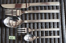 WMF Lyric Besteck Edelstahl Design Latein Gravur 5-teilig für Sammler Nr. 60