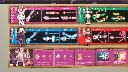 (Backlit) CAVE Deathsmiles Art set for Sega Blast City Candy Cab Jamma SHMUP - Picture 5 of 7