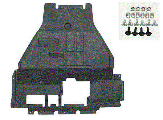 Protection sous moteur Berlingo Partner pour chemins et chantiers avec visserie