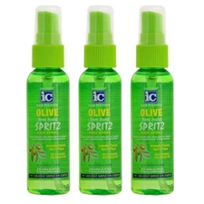 Fantasia IC Hair Polisher Olive Firm Hold Spritz 2 fl oz - 3 PACK