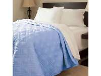 Lavish Home Solid Color Bed Quilt - Full/queen - Blue on sale Lavish Home Solid Color Bed Quilt - Full/queen - Blue on sale