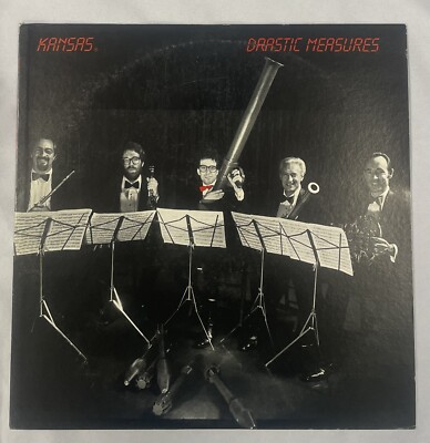 Kansas Drastic Measures 9 Track Vinyl LP Rock Classic Rock Japanese Import