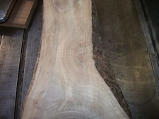 1 PC HIGHLY FIGURED WALNUT LUMBER WOOD AIR DRIED BOARD 1 3/4" SLAB LOT 958A