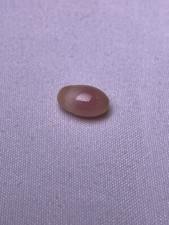 2.3ct Natural Conch Pearl, light pink and white in a Baroque Shape.