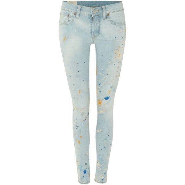 Женские узкие брюки Polo Ralph Lauren The Tompkins, разноцветные, 28