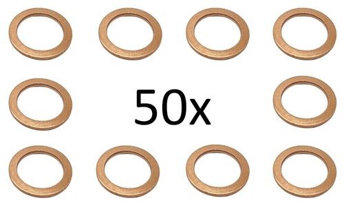 50 Pezzi Anelli Di Rame Guarnizioni Rame Cu Anello 12x18x1,5 Mm - Foto 9