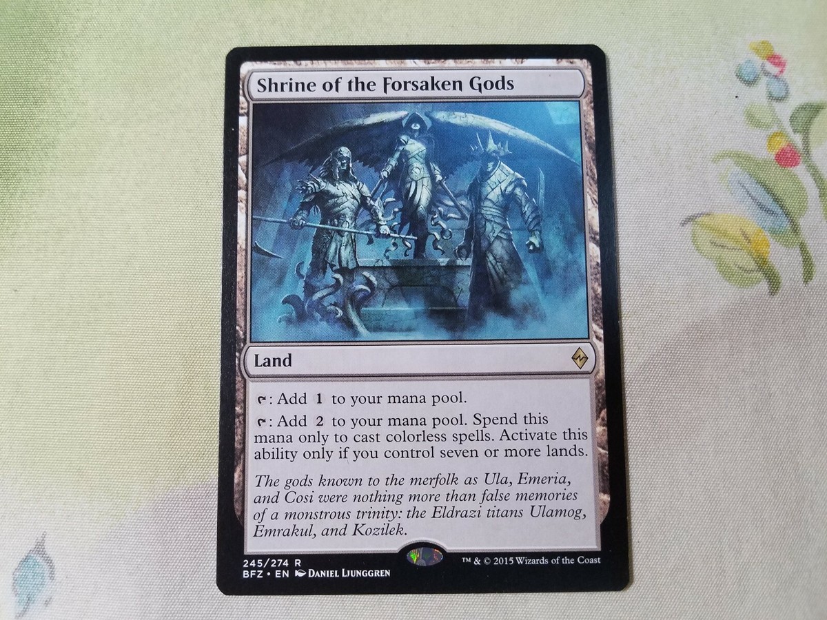 1x Shrine of the Forsaken Gods | Battle for Zendikar | MTG Magic