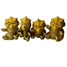 Vintage 1988 Land Before Time Sarah Dinosaur Pizza Hut Hand Puppet Lot Of 4