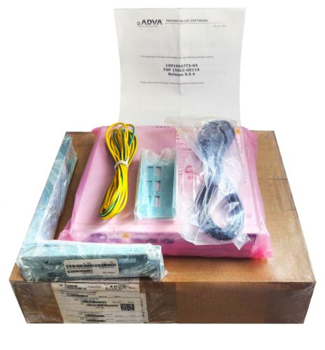 ADTRAN / ADVA FSP 150-GE114Pro Demarcation Switch & Brackets 1078904720-01