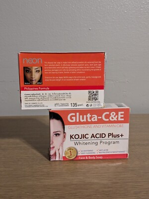 Glutathione And Vitamin C, E Face Body Soap 2pcs