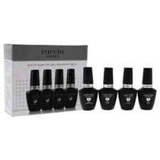 CUCCIO Colour Veneer - LED/UV Gel set of 4 - PREP, FUSE, BASE & TOP COAT 0.44oz