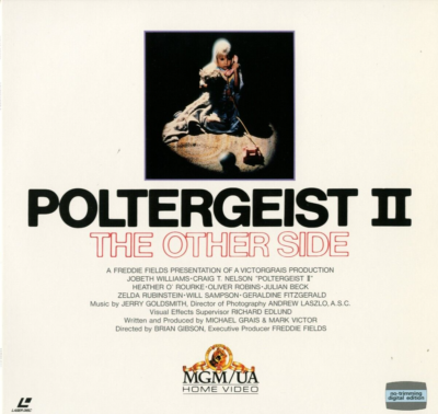 POLTERGEIST II: THE OTHER SIDE - Japanese original LASER DISC | eBay