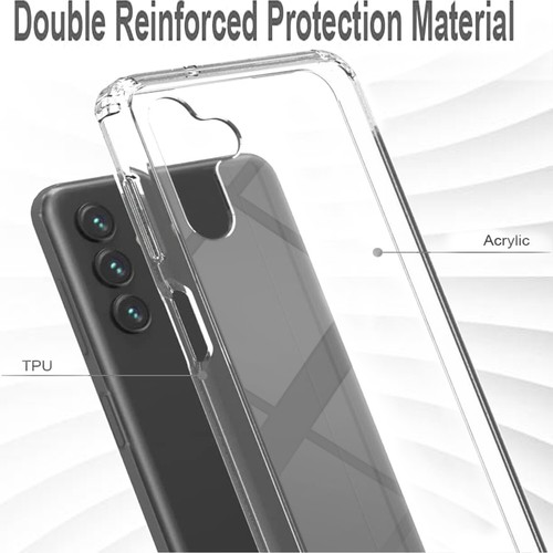 Coque téléphone transparente pour Samsung Galaxy A54 5G + protection verre trempé - Photo 14 sur 22