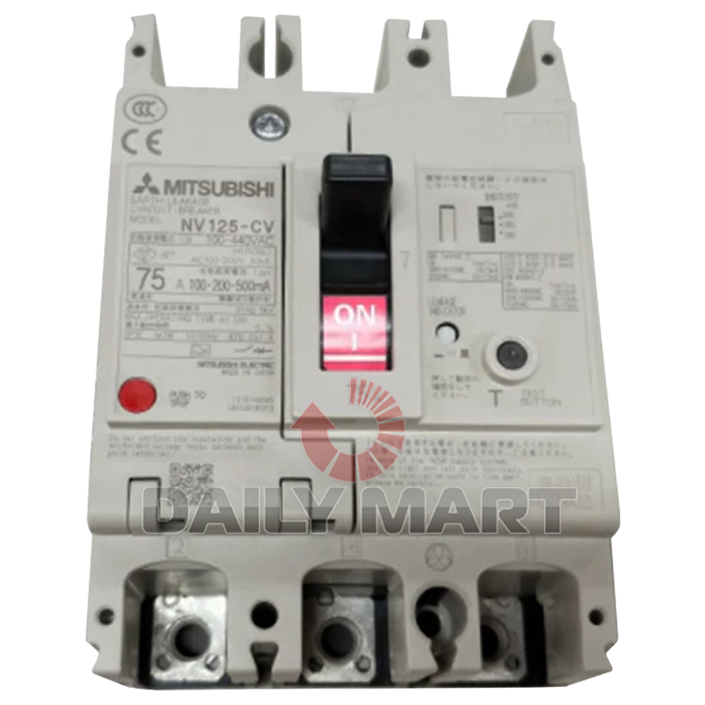 New In Box MITSUBISHI NV125-CV Circuit Breaker 3P 80A/100A New In Box MITSUBISHI NV125-CV Circuit Breaker 3P 80A/100A