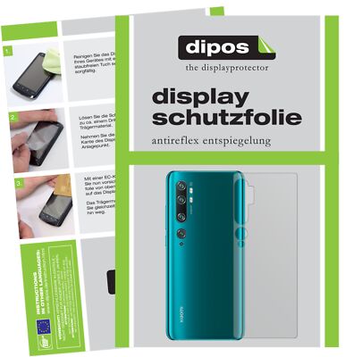 2x Schutzfolie für Xiaomi Mi Note 10 Lite Rückseite matt Displayschutzfolie
