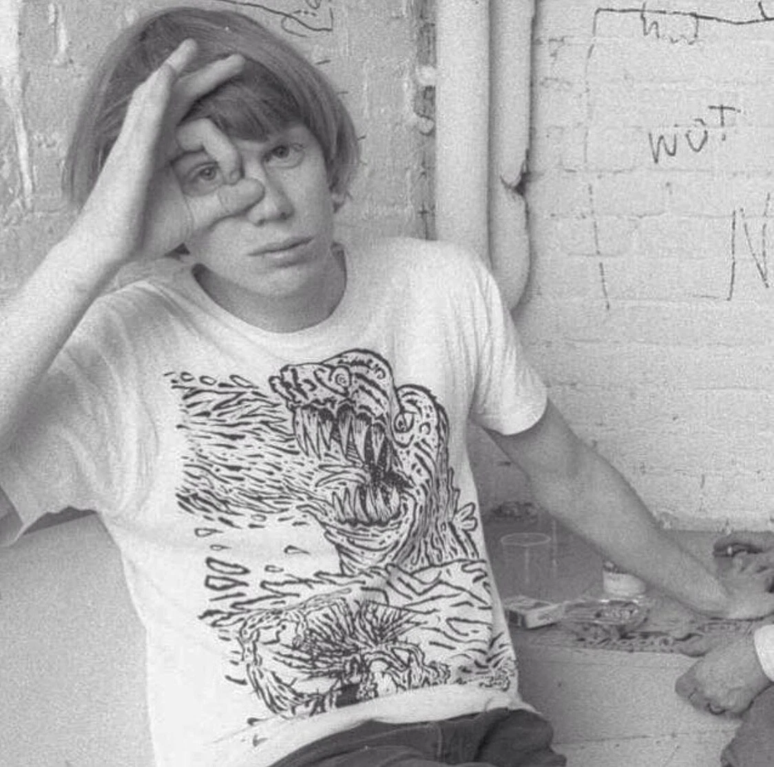 1991 T-Shirt vtg sonic youth blood on Brighton beach nirvana rock