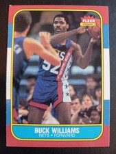 1986-87 Fleer #123 Buck Williams Nets ROOKIE Card READ DESCRIPTION . rookie card picture