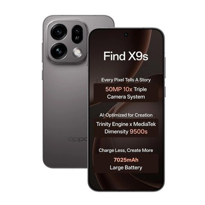 Oppo Find X9s 5G (12GB RAM 512GB Grey) Dimensity 9500s eSim NFC Global Version