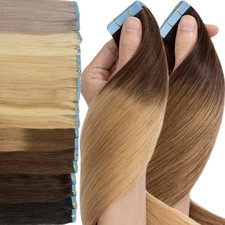 Seamless Thick Skin Tape In 100 Real Remy Human Hair Extensions Weft Ombre 100g