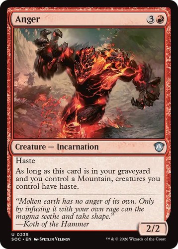MTG Anger *RAINBOW FOIL* Fallout Secret Lair 1637 NM | eBay
