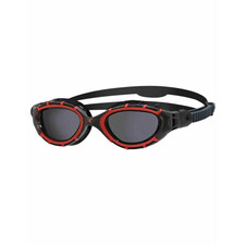 Zoggs Predator Flex Polarized Lens Goggle - Red/Black