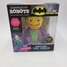 HANDMADE BY ROBOTS KNIT SERIES BATMAN " THE JOKER " BLACK LIGHT # 183 HOT TOPIC