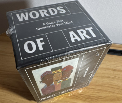 MoMA Words of Art Educational Board Game Art Theme 150 Cards Tokens Rule Book
