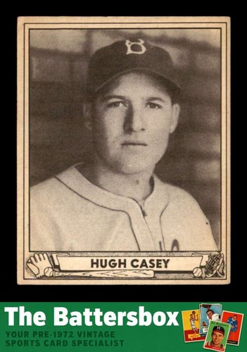 Hugh Casey #148 1940 Play Ball card