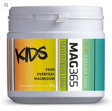 Mag365 Kids Magnesium Supplement - 300g | Vegan | Halal | PASSION FRUIT | Vitmin