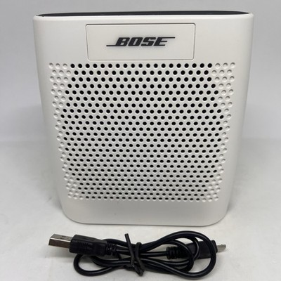 Bose Soundlink Color Portable Bluetooth Speaker Model 415859 White Working