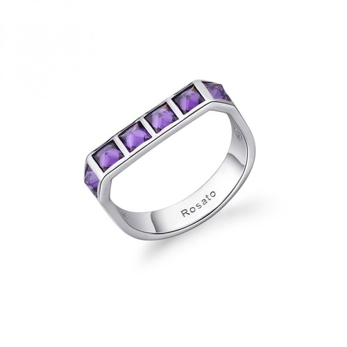 Tuscany Silver Pendente Goccia Tripla in Zirconia Cubica su Catena