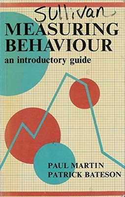 Measuring Behaviour:An Introdu - VERY GOOD